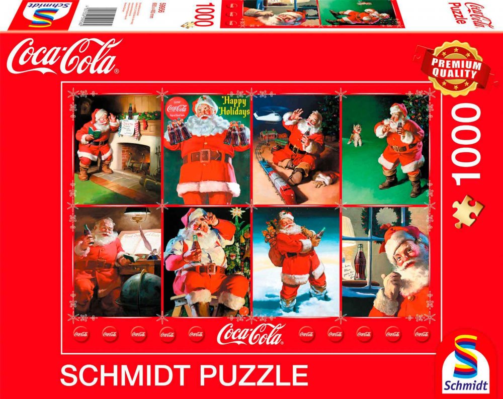 Puzzle Cultura: Papa Noel y Coca Cola